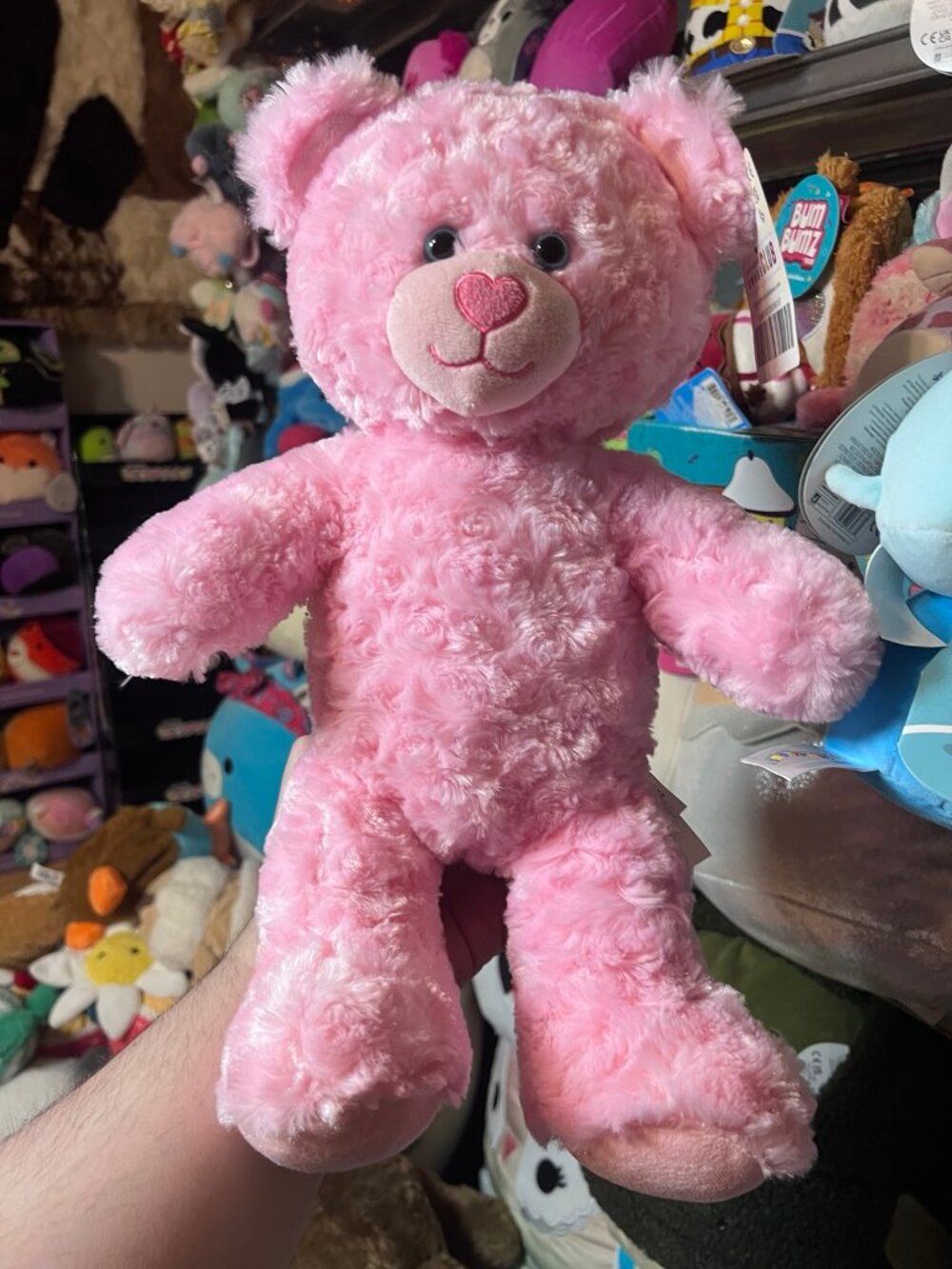 Pink Cuddles Teddy Bear BUILD A BEAR BAB NWT